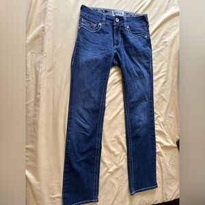 ariat women’s straight leg jeans - mid rise - 28R